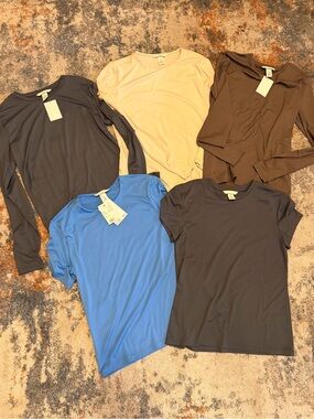 H&M | Microfiber Tops Bundle (L)
